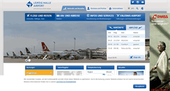 Desktop Screenshot of leipzig-halle-airport.de