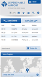 Mobile Screenshot of leipzig-halle-airport.de
